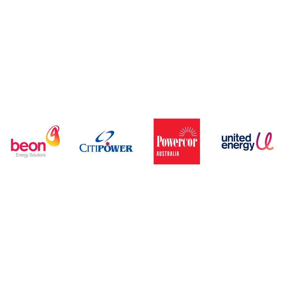 Beon, CitiPower, Powercor, and United Energy logo
