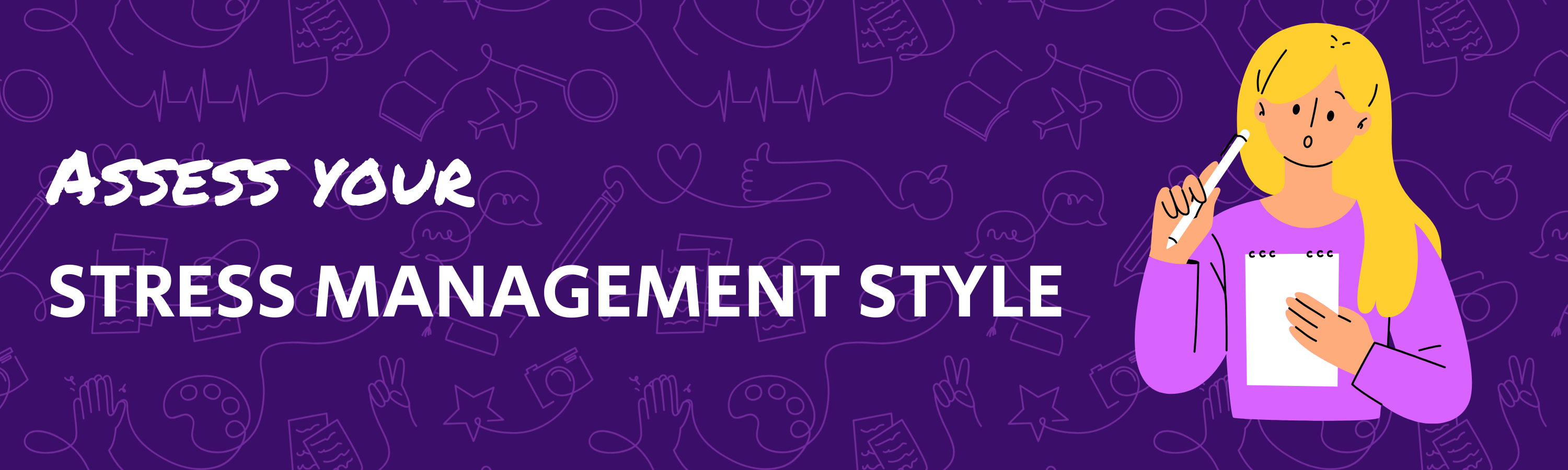 Assess your stress management style header