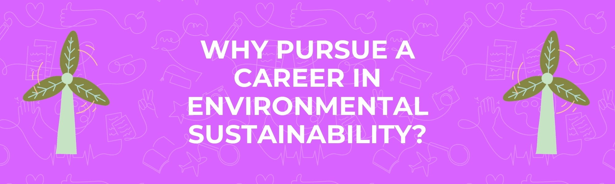 Why Pursue a Career in Sustainability Title